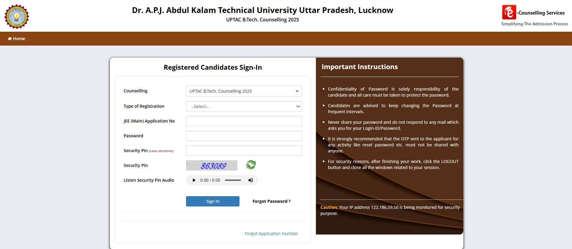 UPTAC Round 2 Seat Allotment Result 2025: AKTU released Counselling Status at uptac.admissions.nic.in